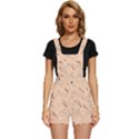 Lines Dots Pattern Abstract Art Short Overalls View1