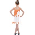 Orange Background Halloween Kids  Overall Dress View2