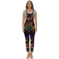 Abstract Painting Colorful Women s Pinafore Overalls Jumpsuit by Cemarart