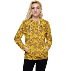 Blooming Flowers Of Lotus Paradise Women s Lightweight Drawstring Hoodie by pepitasart