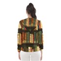 Books Bookshelves Library Fantasy Apothecary Book Nook Literature Study Women s Hooded Windbreaker View2