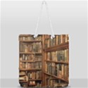 Room Interior Library Books Bookshelves Reading Literature Study Fiction Old Manor Book Nook Reading Full Print Rope Handle Tote (Large) View1