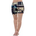 Radios Tech Technology Music Vintage Antique Old Lightweight Velour Yoga Shorts View4