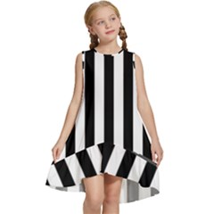 Stripes Geometric Pattern Digital Art Art Abstract Abstract Art Kids  Frill Swing Dress by Proyonanggan