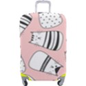 Cute Cats Cartoon Seamless-pattern Luggage Cover (Large) View1