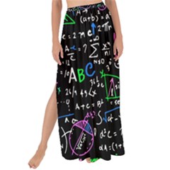 Math Linear Mathematics Education Circle Background Maxi Chiffon Tie-up Sarong by Apen