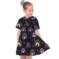 Wallpaper Pattern Rainbow Kids  Sailor Dress by Maspions