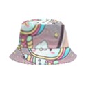 Boy Astronaut Cotton Candy Childhood Fantasy Tale Literature Planet Universe Kawaii Nature Cute Clou Bucket Hat View2