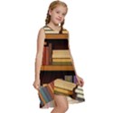 Book Nook Books Bookshelves Comfortable Cozy Literature Library Study Reading Room Fiction Entertain Kids  Frill Swing Dress View3