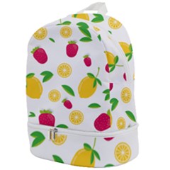 Strawberry Lemons Fruit Zip Bottom Backpack by Askadina