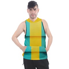 Colorful Rainbow Pattern Digital Art Abstract Minimalist Minimalism Men s Sleeveless Hoodie by Bedest