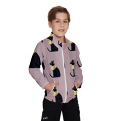 Cat Egyptian Ancient Statue Egypt Culture Animals Kids  Windbreaker by Maspions