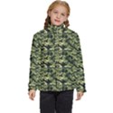 Camouflage pattern Kids  Puffer Bubble Jacket Coat View1