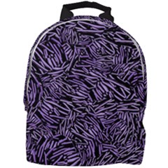 Enigmatic Plum Mosaic Mini Full Print Backpack by dflcprintsclothing