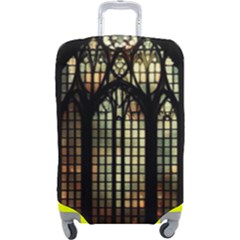 Stained Glass Window Gothic Luggage Cover (large) by Maspions