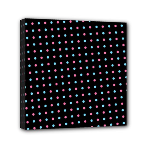 Pattern Dots Dot Seamless Mini Canvas 6  X 6  (stretched) by Maspions