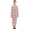 Geometric Tribal Pattern Design Turtleneck Maxi Dress View1