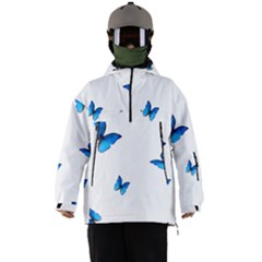 Butterfly-blue-phengaris Men s Ski And Snowboard Waterproof Breathable Jacket by saad11