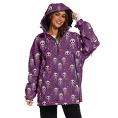 Skull Halloween Pattern Women s Ski And Snowboard Waterproof Breathable Jacket by Maspions