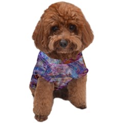 Spring Waves Dog T-shirt by kaleidomarblingart