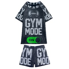 Gym Mode Kids  Swim T-shirt And Shorts Set by Store67