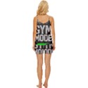 Gym mode V-Neck Satin Pajamas Set View4