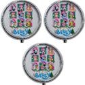 bluey christmas Mini Round Pill Box (Pack of 3) View1