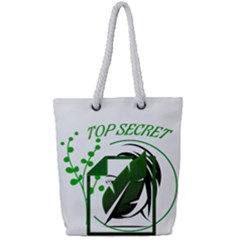 Top Secret Full Print Rope Handle Tote (small) by Raju