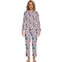 Multi Colour Pattern Womens  Long Sleeve Lightweight Pajamas Set View1