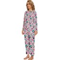 Multi Colour Pattern Womens  Long Sleeve Lightweight Pajamas Set View2