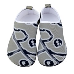 Sketchy Abstract Artistic Print Design Men s Sock-style Water Shoes