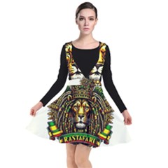 0158d2e6-8132-480a-a773-f54dcc35af40 Plunge Pinafore Dress by RiverRootsReggae