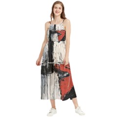 Abstract  Boho Sleeveless Summer Dress by Sobalvarro