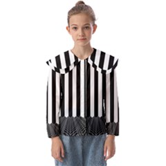 Stripes Geometric Pattern Digital Art Art Abstract Abstract Art Kids  Peter Pan Collar Blouse by Proyonanggan