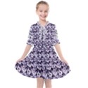 Purple Roses 1 Purple Roses Kids  All Frills Chiffon Dress View1