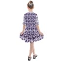 Purple Roses 1 Purple Roses Kids  All Frills Chiffon Dress View2