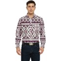 Illustration Ukrainian Folk Seamless Pattern Ornament Men s Long Sleeve Pocket Shirt  View1