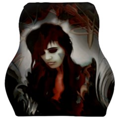 Melancholy Autumn Car Seat Velour Cushion  by MRNStudios