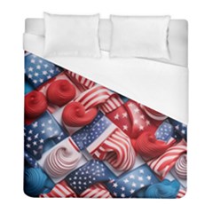 Us Presidential Election Colorful Vibrant Pattern Design  Duvet Cover (full/ Double Size) by dflcprintsclothing