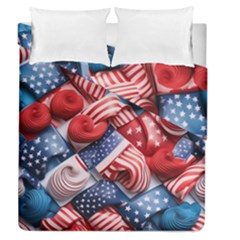 Us Presidential Election Colorful Vibrant Pattern Design  Duvet Cover Double Side (queen Size) by dflcprintsclothing