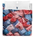 Us presidential election colorful vibrant pattern design  Duvet Cover Double Side (Queen Size) View1