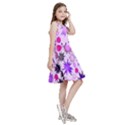 Inks Drops Black Paint Design Kids  Skater Dress View3