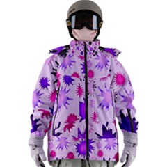 Inks Drops Black Paint Design Women s Zip Ski And Snowboard Waterproof Breathable Jacket by Hannah976