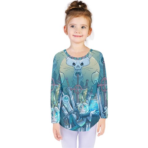 Adventure Time Lich Kids  Long Sleeve T-shirt by Bedest