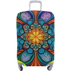 Schwarz Bunt Luggage Cover (large) by 2607694c