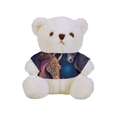 Schwarz Pferde Muster Full Print Cuddly Teddy Bear by 2607694c