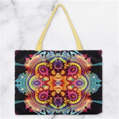 Gelb Floral Zipper Medium Tote Bag by 2607694c