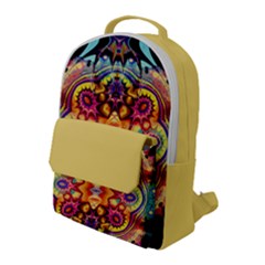 Gelb Floral Flap Pocket Backpack (large) by 2607694c