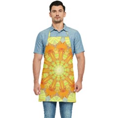 Sunshine-sunny-sun-abstract-yellow - Kitchen Apron by Ravend