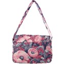 Vintage Floral Poppies Courier Bag View3